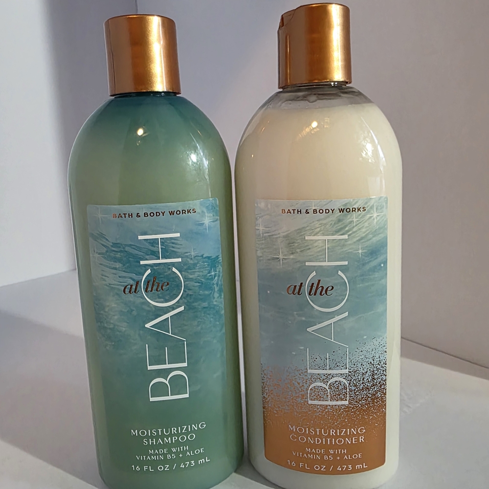 NWT Bath & Body Works At The Beach Moisturizing Hair Care Duo